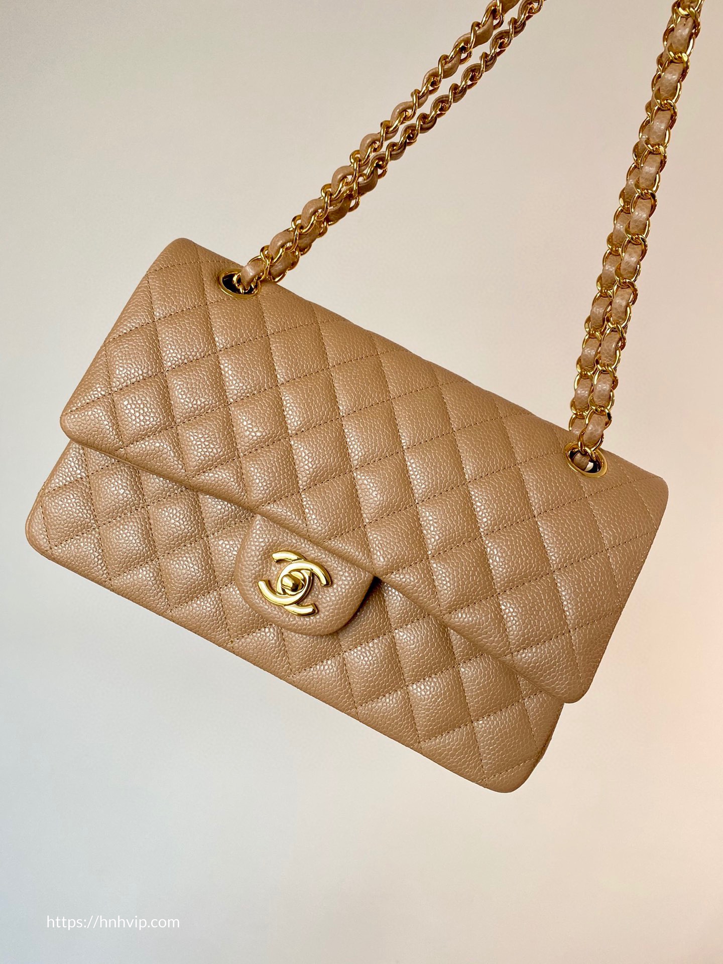 TÚI XÁCH CHANEL CLASSIC FLAP BAG MEDIUM SIZE 25 DA NHĂN