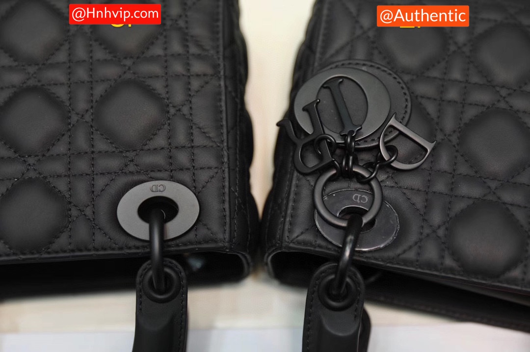 MINI LADY DIOR BAG Black Ultramatte Cannage Calfskin  Hàng hiệu 11 HVip