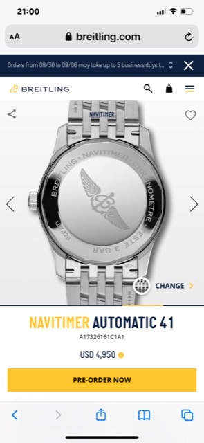 Breitling NAVITIMER AUTOMATIC 41