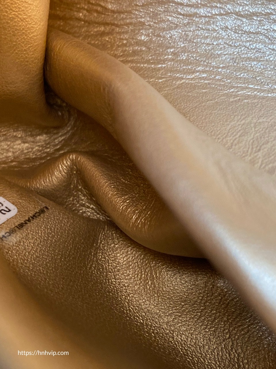 Chanel Classic Flap Runway Square Mini Pearl Crush Lambskin Leather