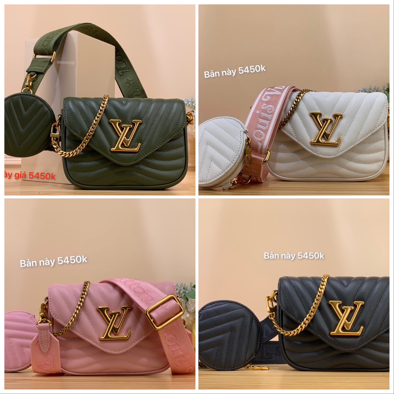 Louis Vuitton New Wave Multi Pochette Pink  Nice Bag