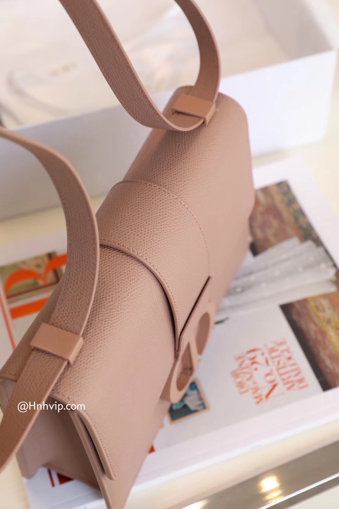 DIOR 30 MONTAIGNE BAG Blush Ultramatte Grained Calfskin