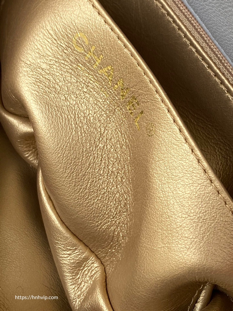 Chanel Classic Flap Runway Square small Pearl Crush Lambskin Leather