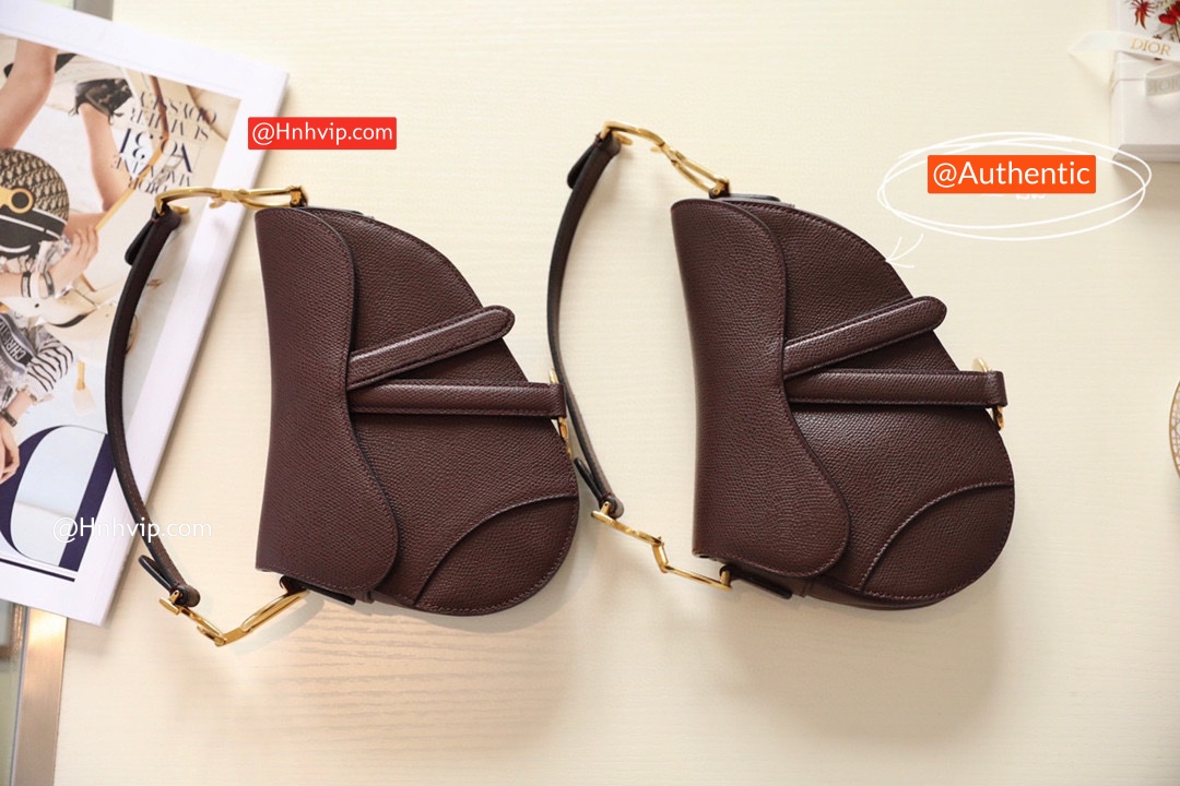 DIOR Mini SADDLE BAG Amaranth Grained Calfskin