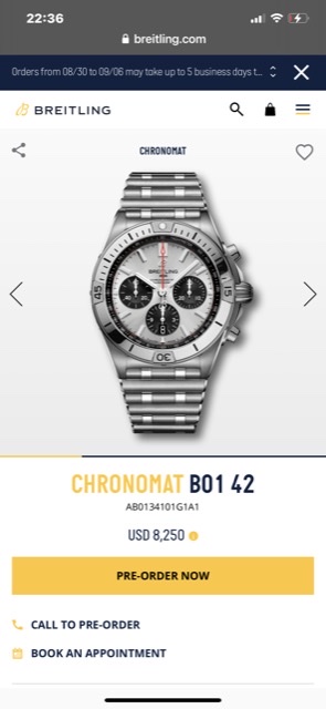 Breitling CHRONOMAT B01 42