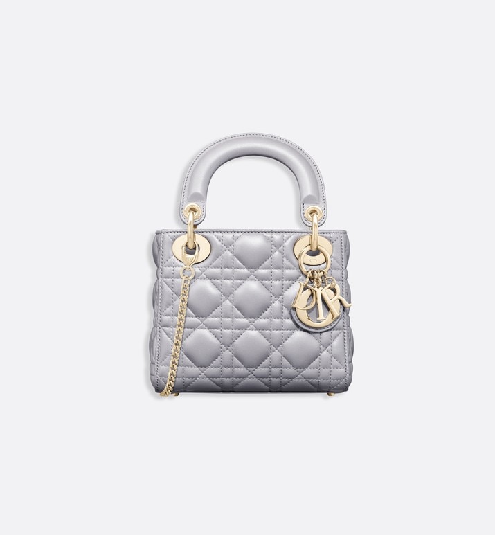 Mini Lady Dior Bag Latte Cannage Lambskin  DIOR HU