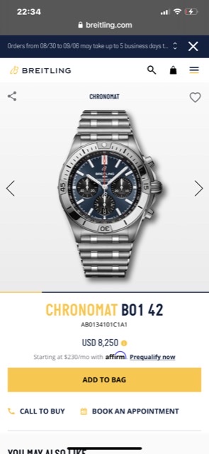 Breitling CHRONOMAT B01 42