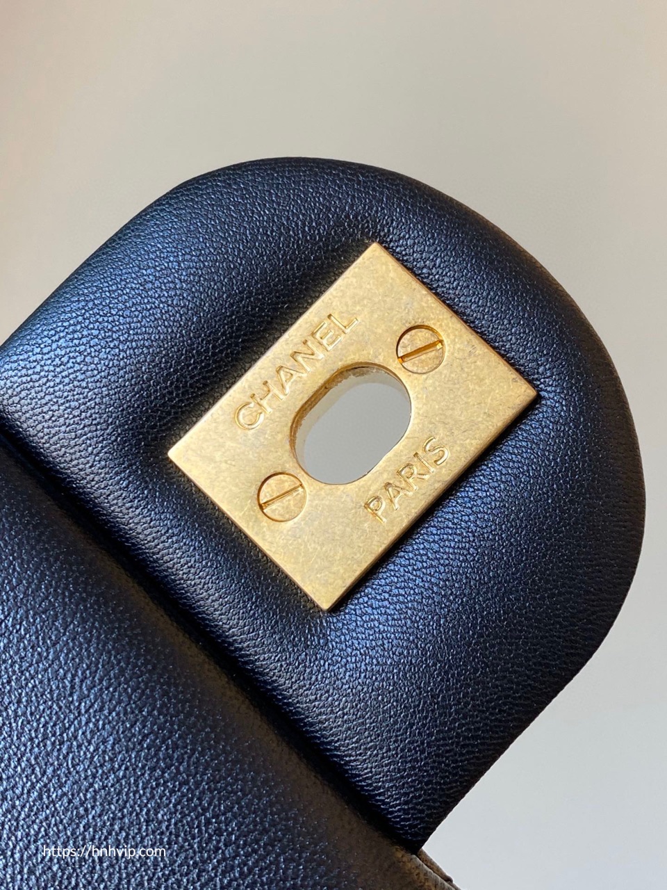 Chanel Classic Flap Runway Square Mini Pearl Crush Lambskin Leather