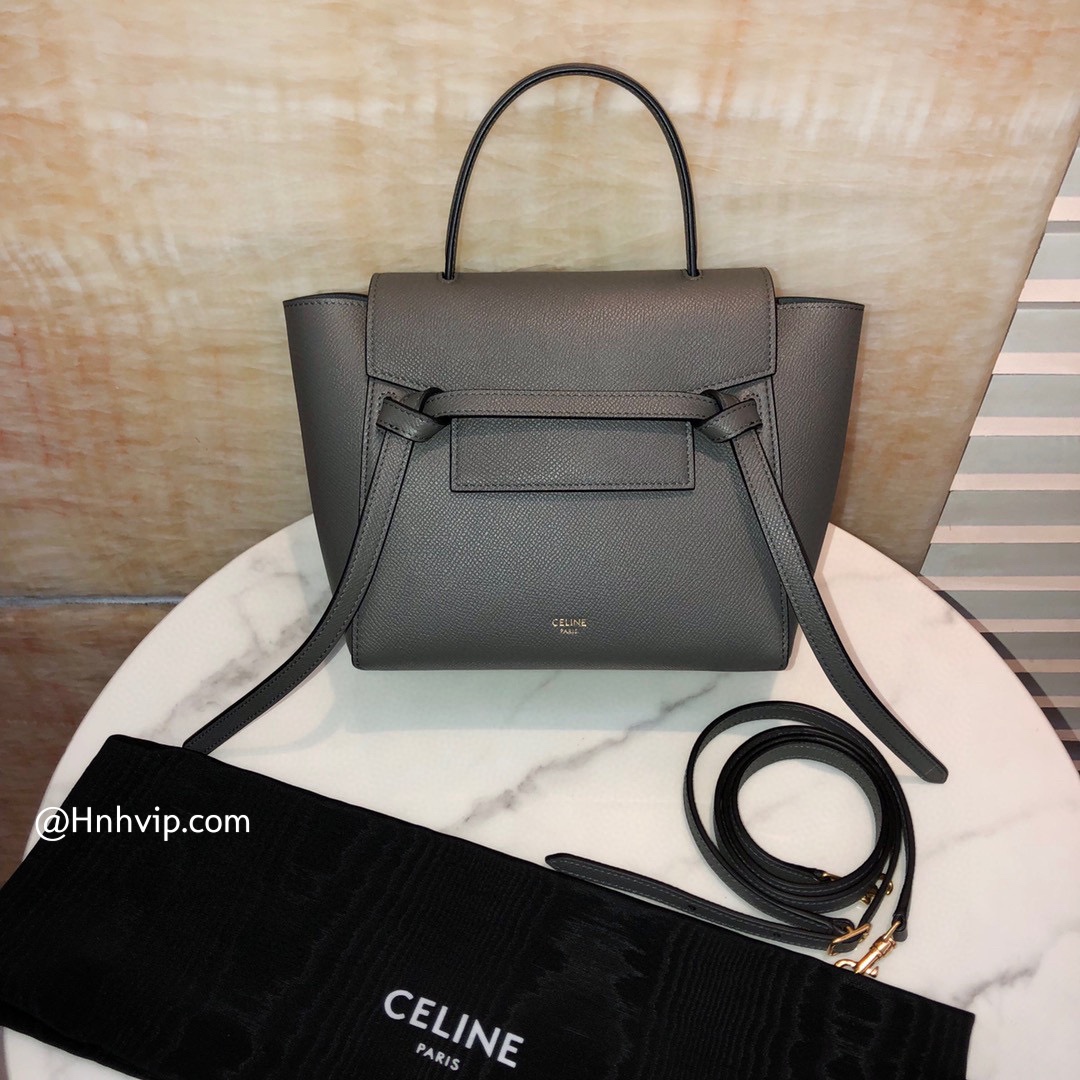 CELINE NANO BELT BAG IN GRAINED CALFSKIN BLACK | Hàng hiệu 1:1 HVip Celine Nano Belt Bag In Grained Calfskin Black | Hàng Hiệu 1:1 Hvip