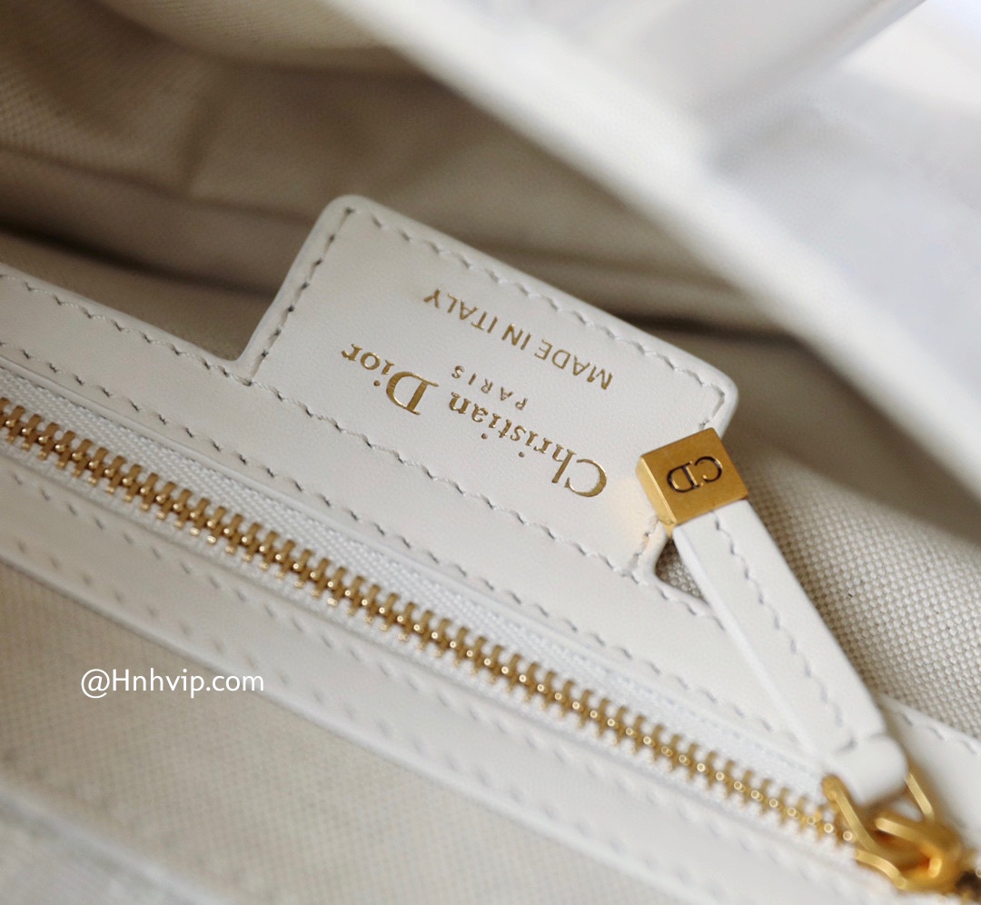 DIOR SADDLE BAG White Dior Oblique Jacquard