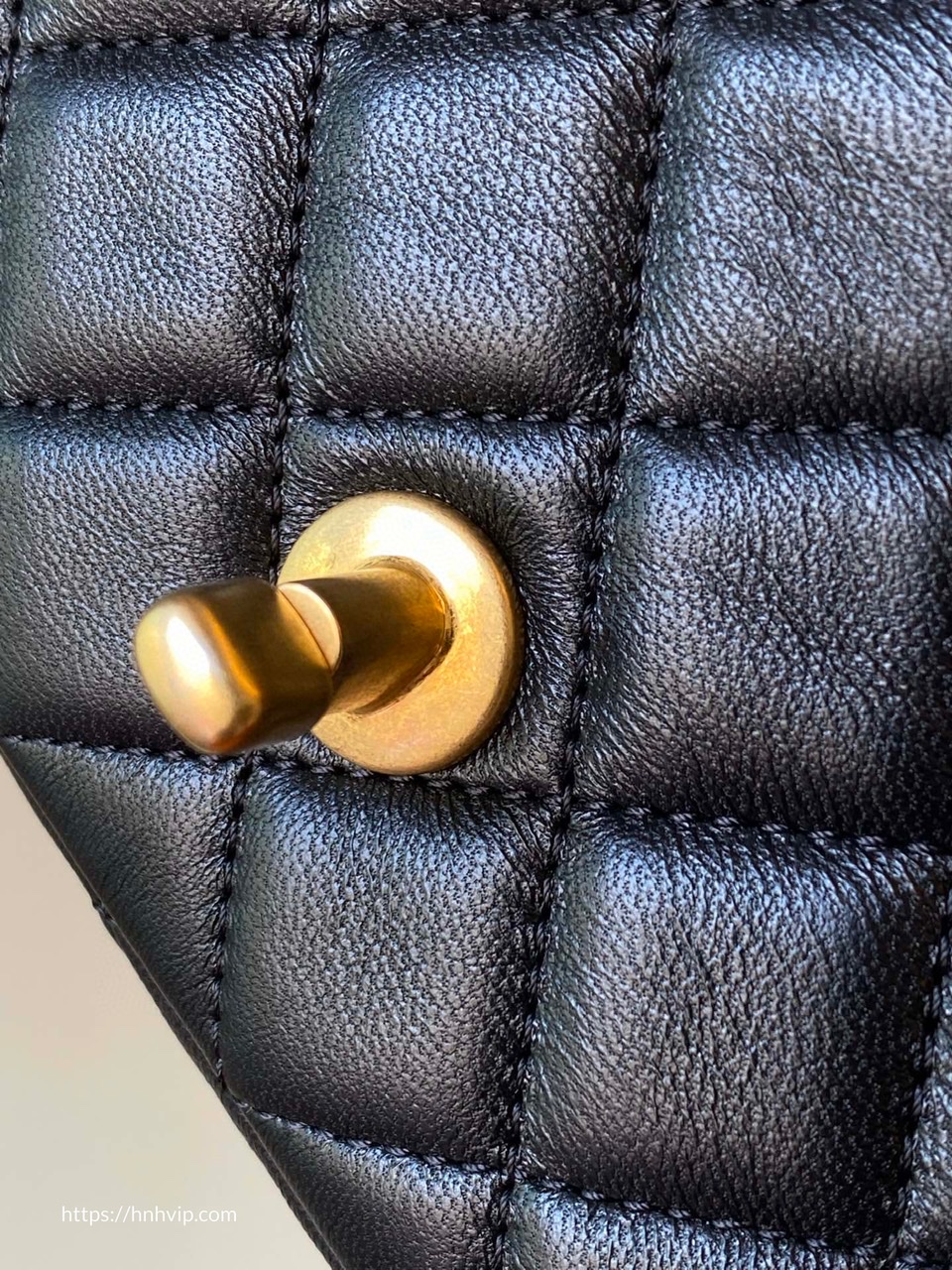 Chanel Classic Flap Runway Square Mini Pearl Crush Lambskin Leather