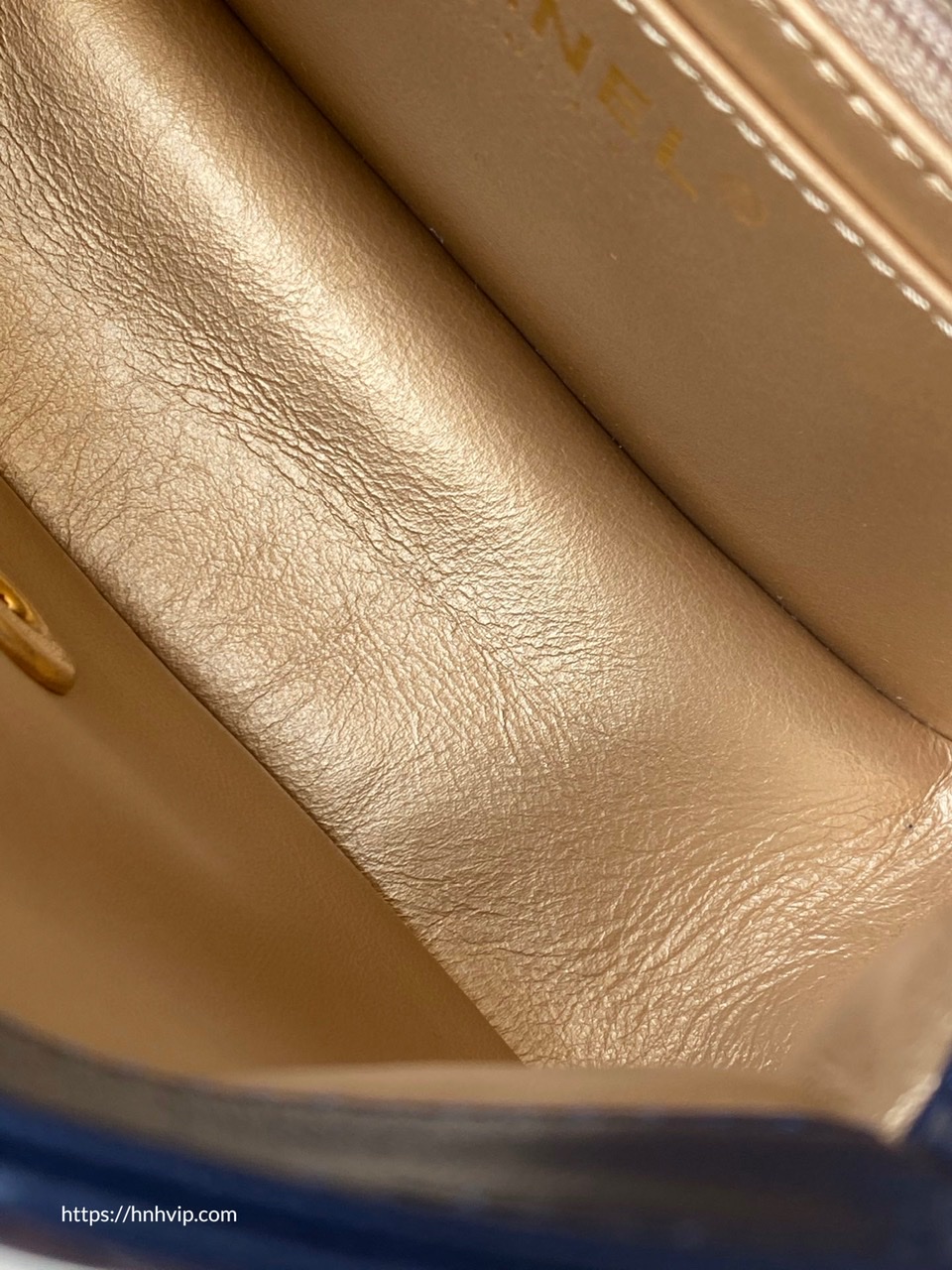 Chanel Classic Flap Runway Square Mini Pearl Crush Lambskin Leather