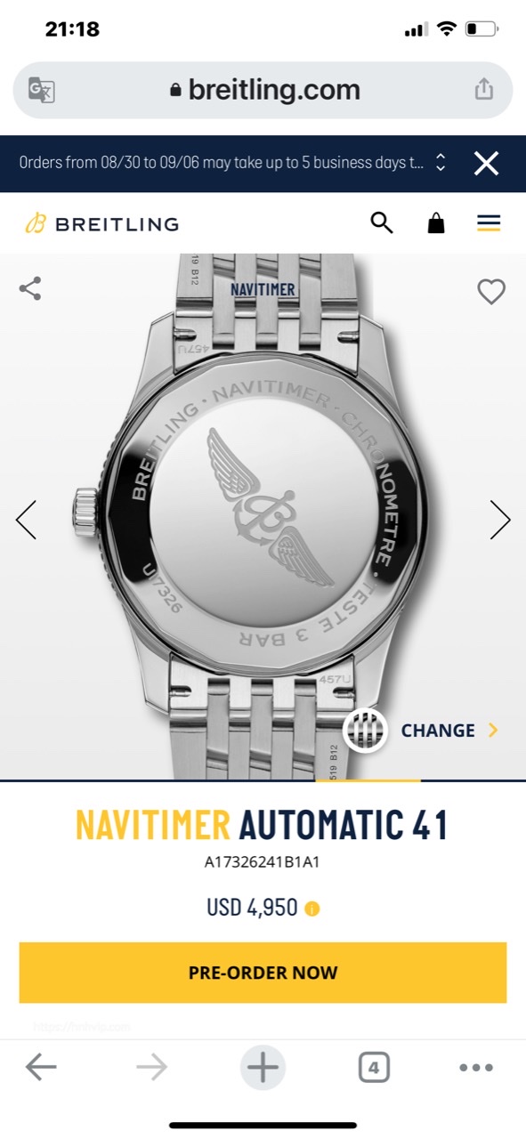 Breitling NAVITIMER AUTOMATIC 41