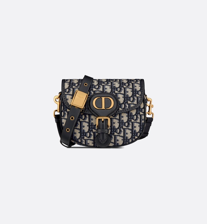 Small Dior Bobby Bag Black Box Calfskin  DIOR