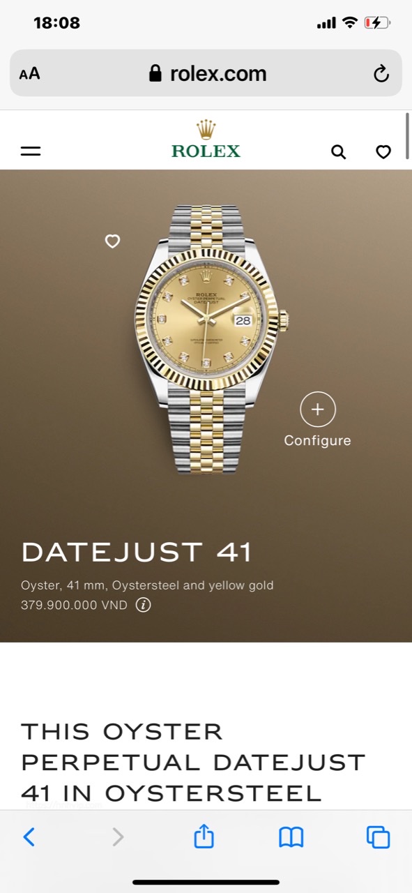 Rolex Oyster Perpetual Datejust 41MM 126333 - 0012