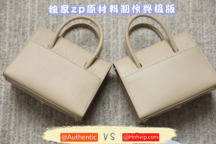 DIOR MEDIUM ST HONORÉ TOTE IVORY Grained Calfskin