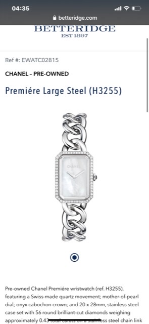 Chanel PREMIÈRE CHAIN WATCH ,28mm