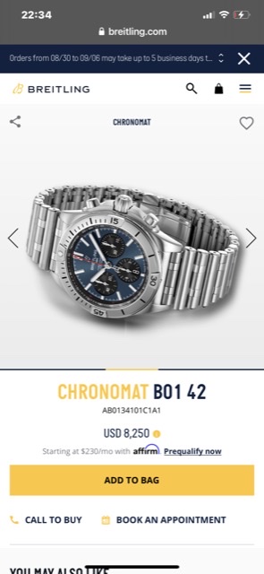 Breitling CHRONOMAT B01 42