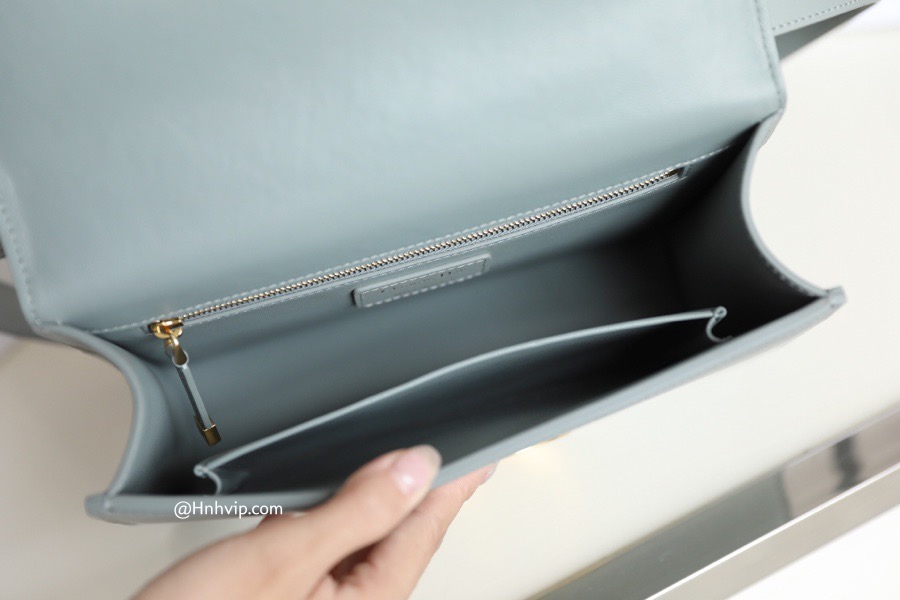 DIOR 30 MONTAIGNE BAG Gray Box Calfskin