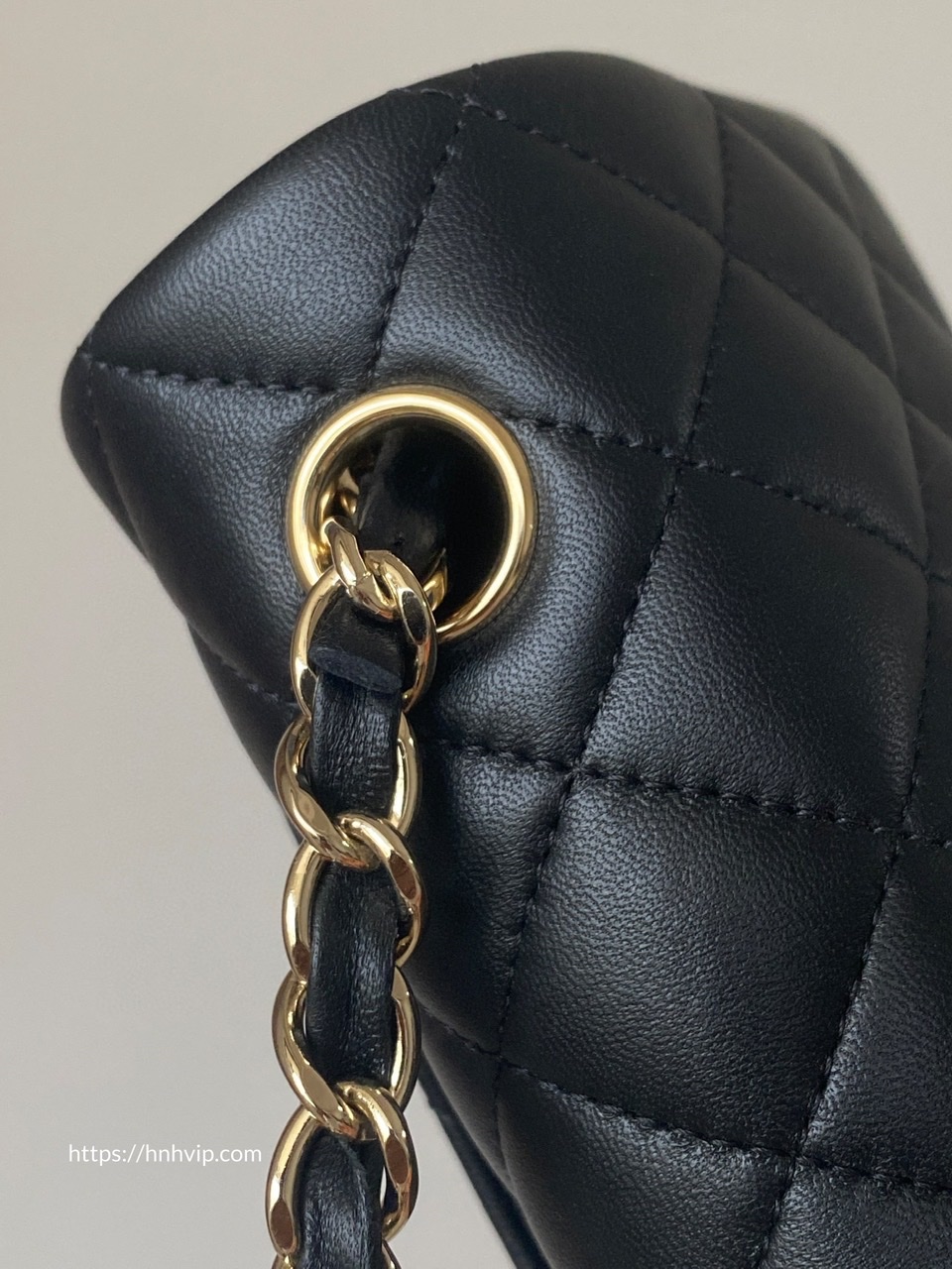 Chanel MINI FLAP BAG Lambskin & Gold-Tone Metal Black