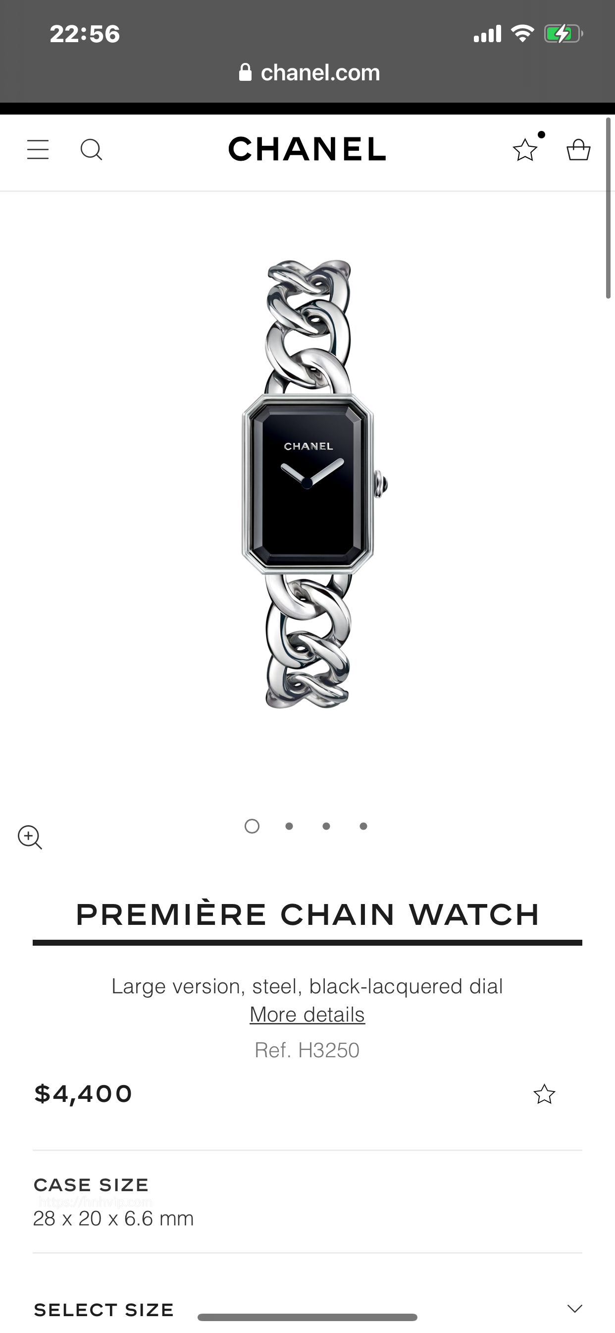 Chanel PREMIÈRE CHAIN WATCH ,22mm