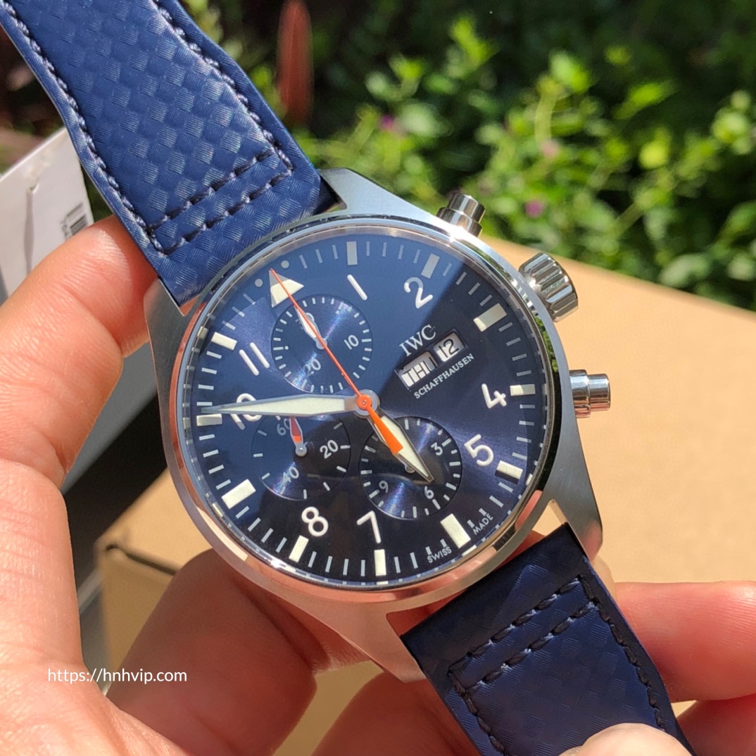 IWC IW377729 Pilot's Watch Chronograph Captain Blue / Tmall
