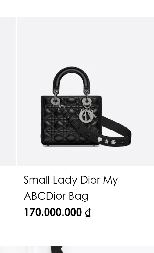 Dior SMALL LADY DIOR MY ABCDIOR BAGBlack Cannage Lambskin M0538BCAL_M900