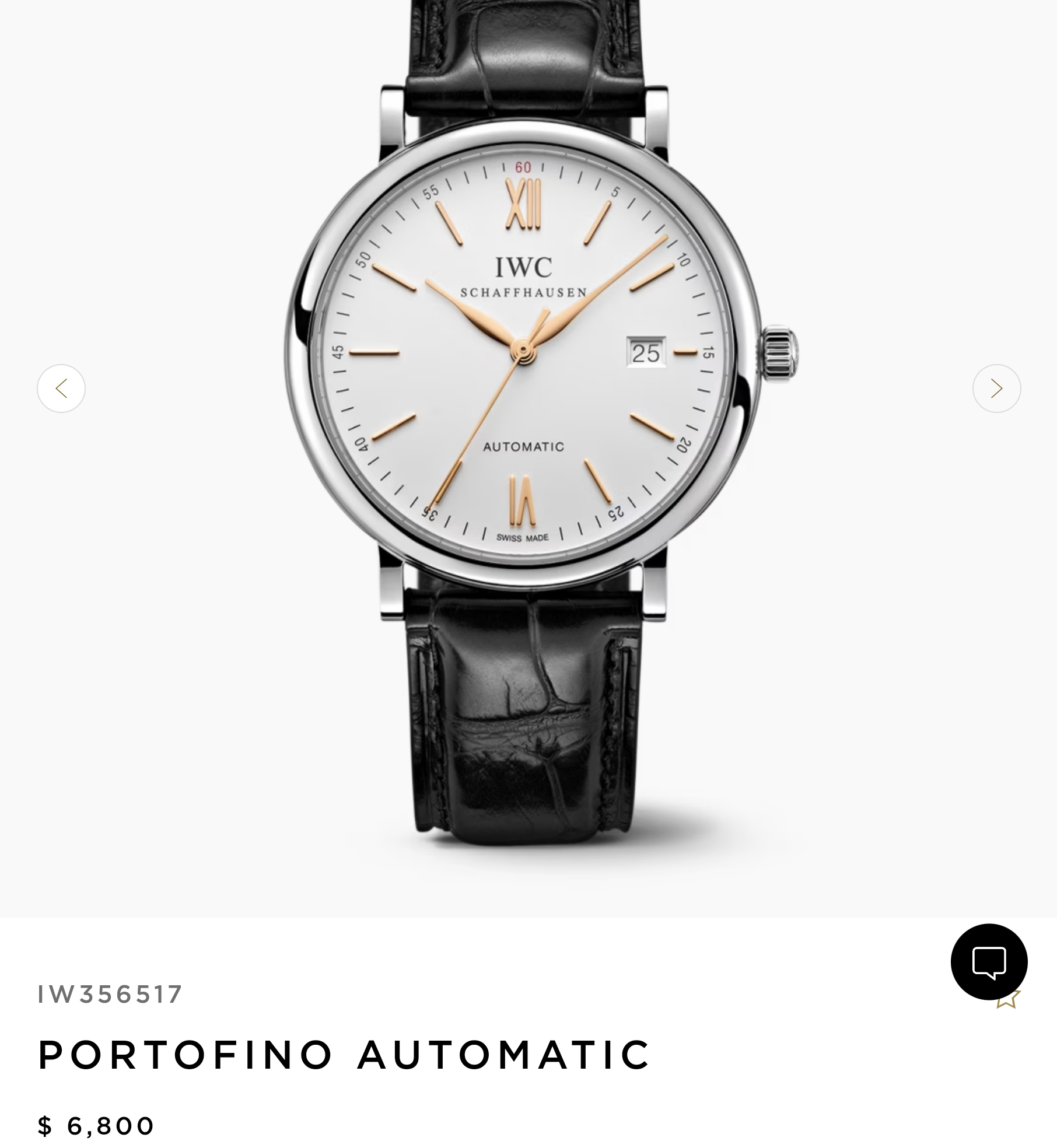 IWC PORTOFINO AUTOMATIC IW356517