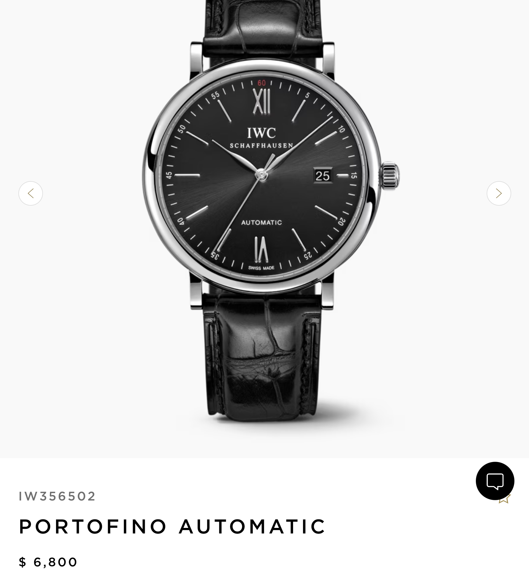 Copy of IWC PORTOFINO AUTOMATIC IW356502