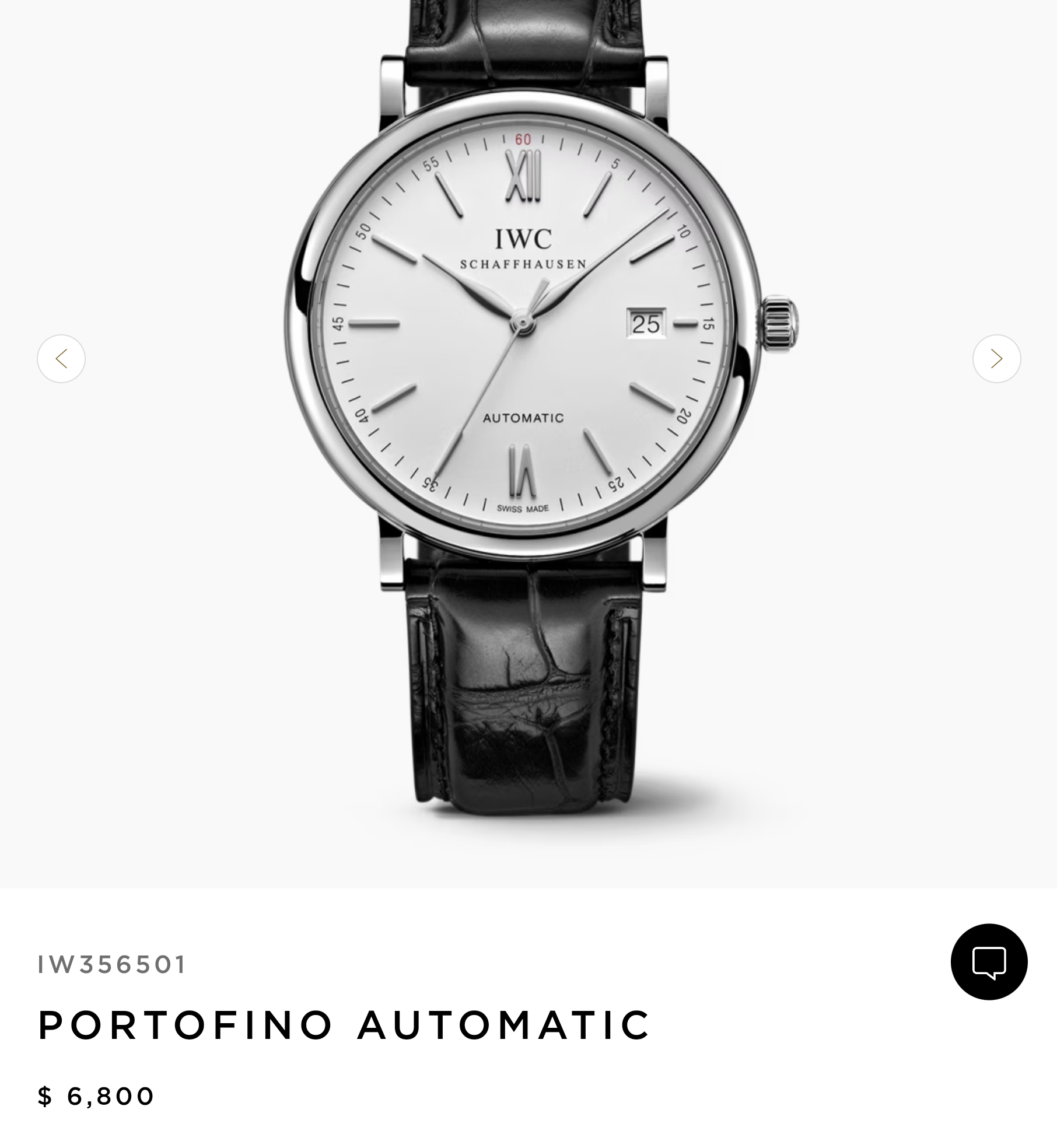 IWC PORTOFINO AUTOMATIC IW356501