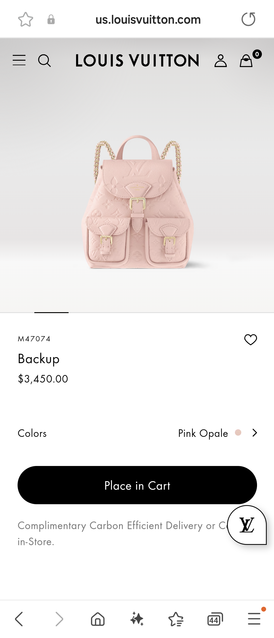 Louis Vuitton M47074 Backup lv1