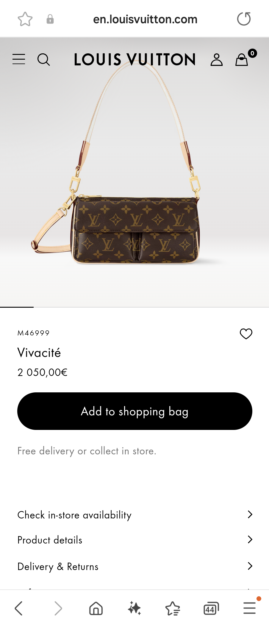 Louis Vuitton M46999 Vivacité lv1