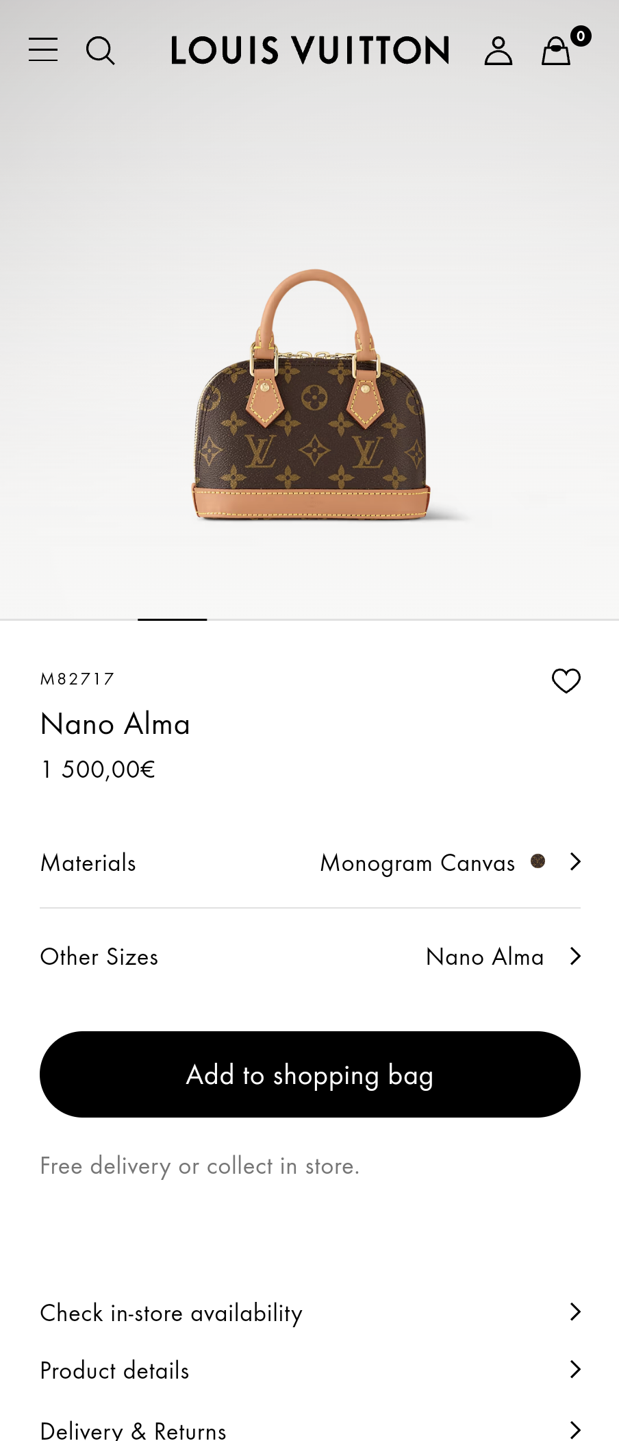 Louis Vuitton M82717 Nano Alma lv1