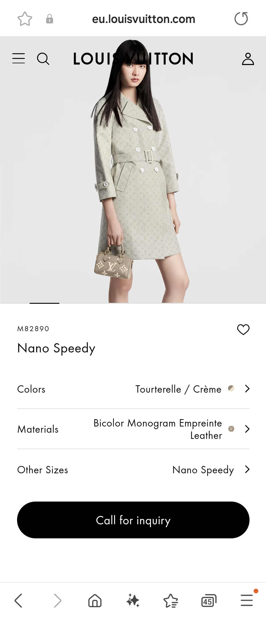 Louis Vuitton M82890 Nano Speedy Lv1