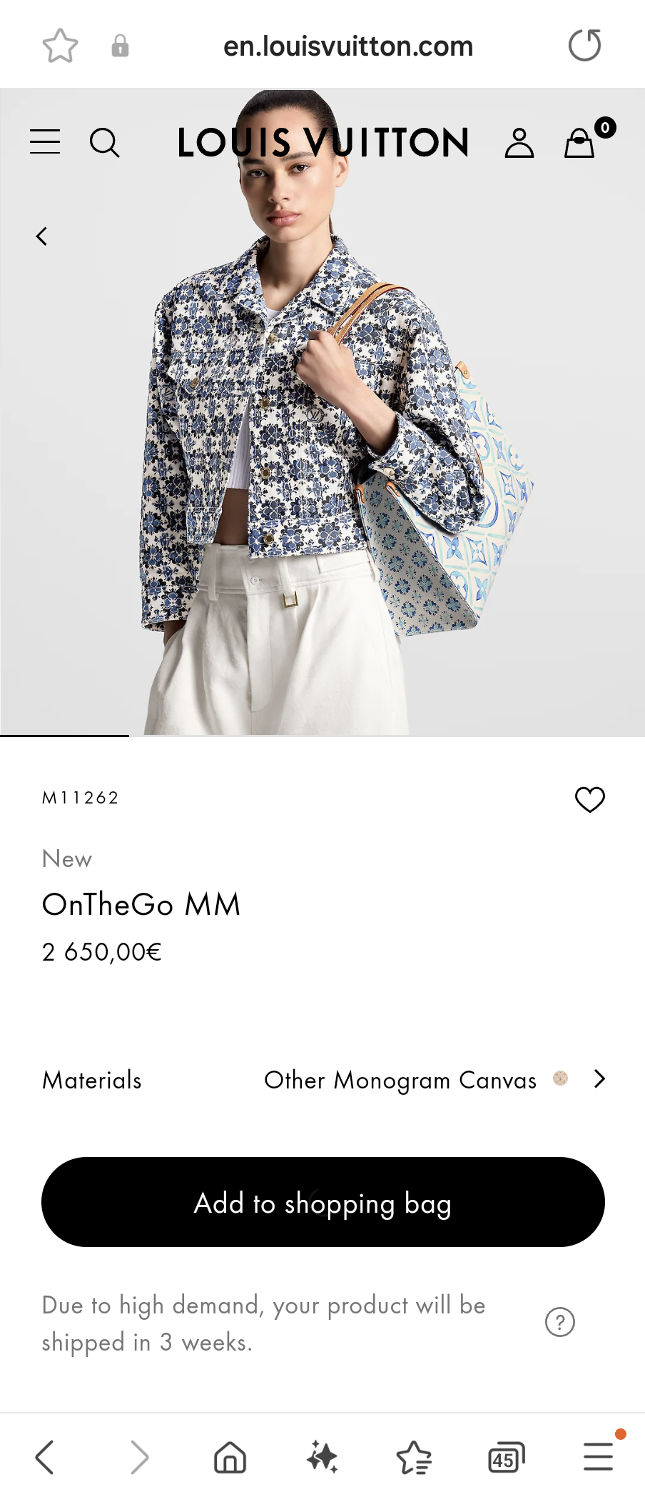 Louis Vuitton M11262 Onthego MM lv1