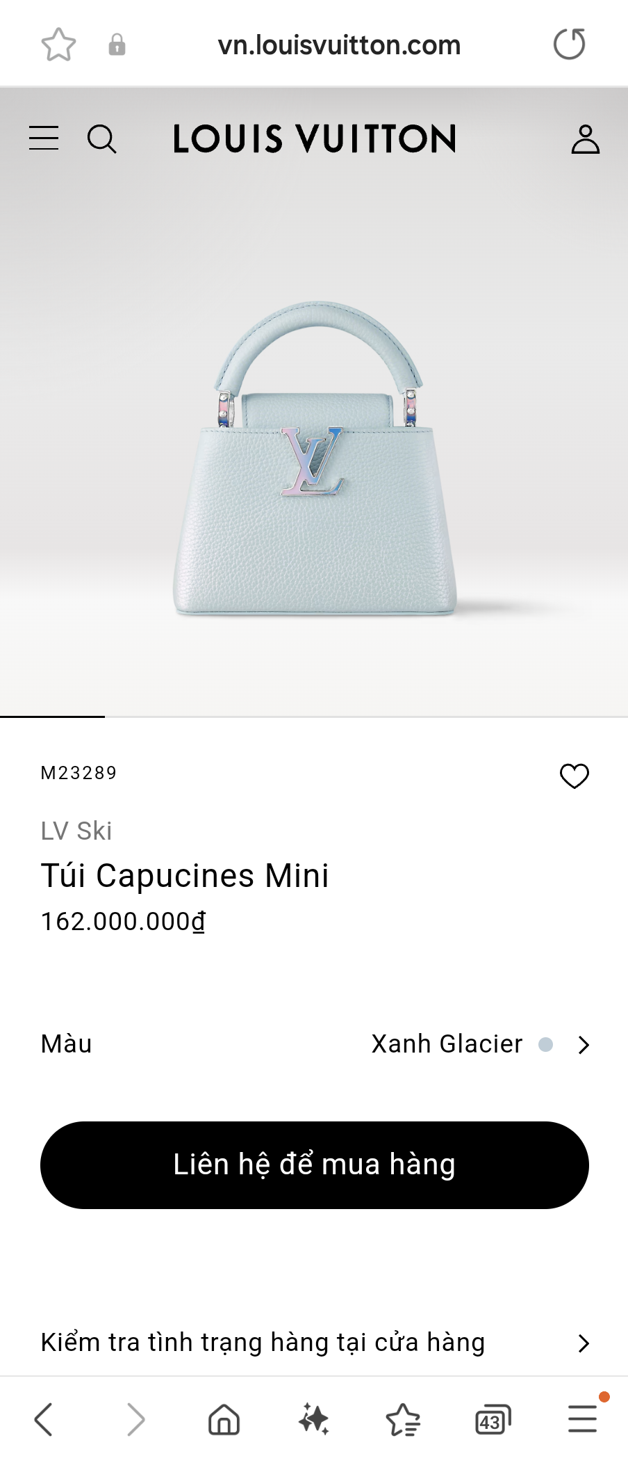 Louis Vuitton M23289 Capucines Mini