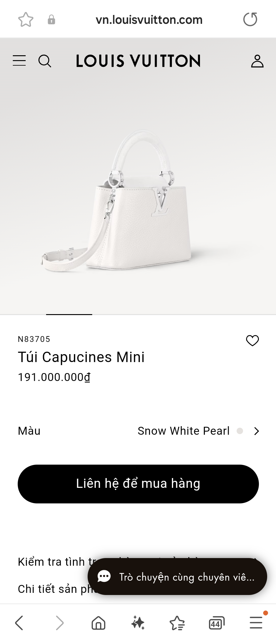 Louis Vuitton M21164 Capucines mini