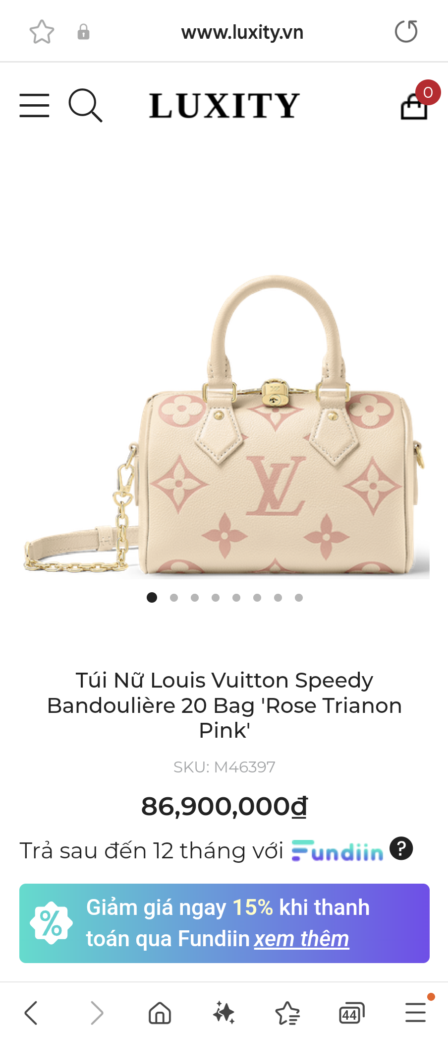 Louis Vuitton M46397 Speedy Bandoulière 20