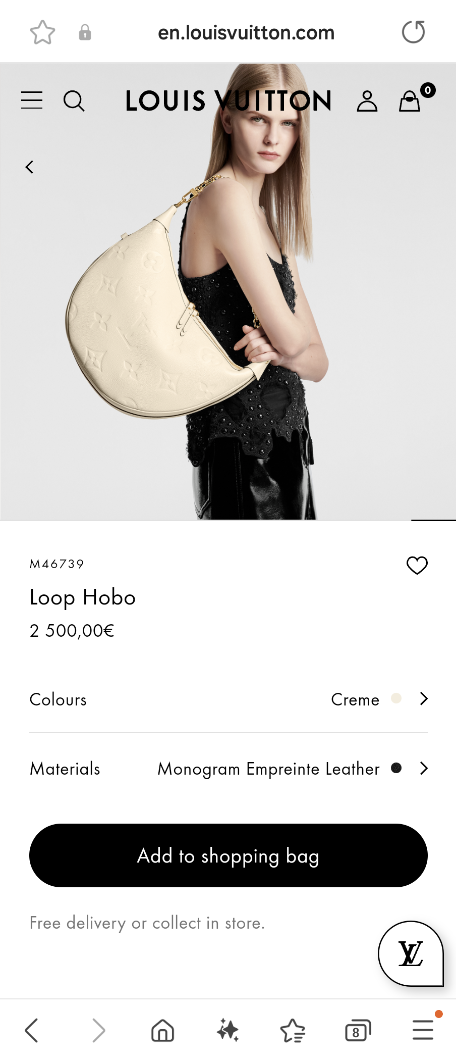 Louis Vuitton M46739 Loop Hobo