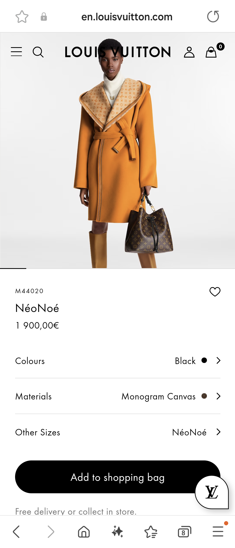 Louis Vuitton M44020 NéoNoé