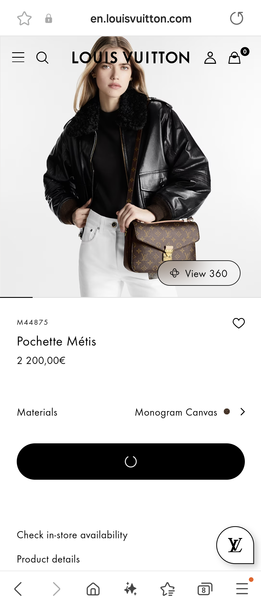 Louis Vuitton M44875 Pochette Métis