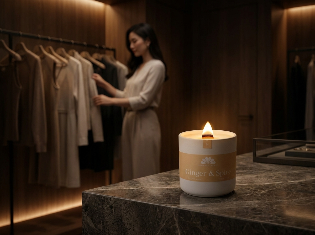 Tại sao nến thơm bấc gỗ lại giúp khách hàng nán lại lâu hơn tại cửa hàng