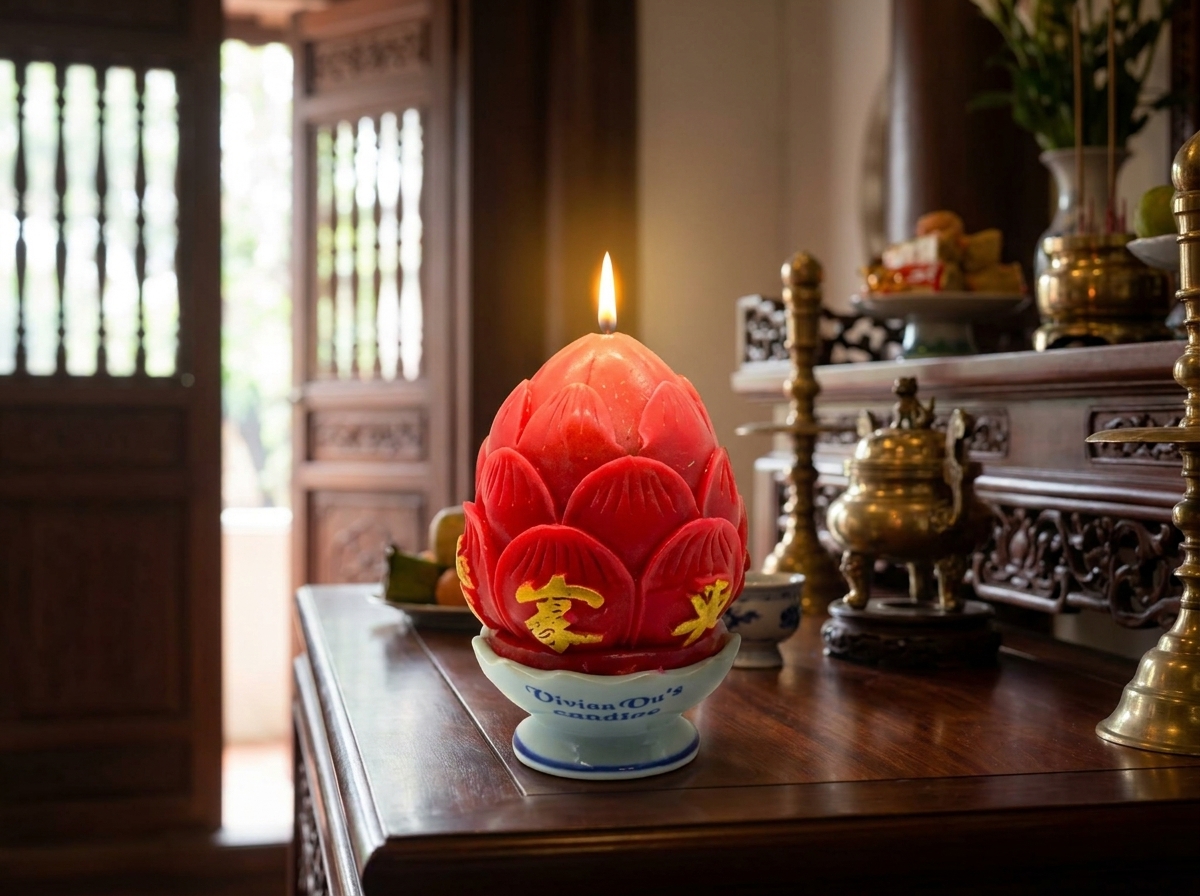 Nến và Nghệ Thuật Giữ Lửa Trong Văn Hóa Tâm Linh Của Người Việt
