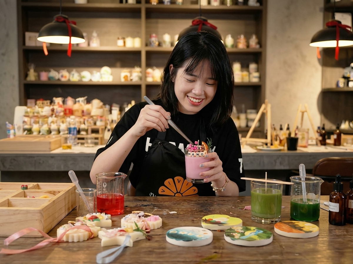 Bảng giá Workshop làm nến thơm sáp thơm Vivian Vu's Candles