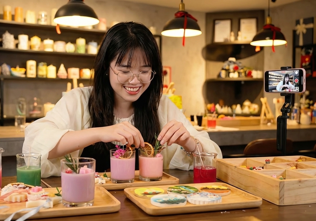 Khơi Nguồn Sáng Tạo Tại Workshop Vivian Vu's Candles