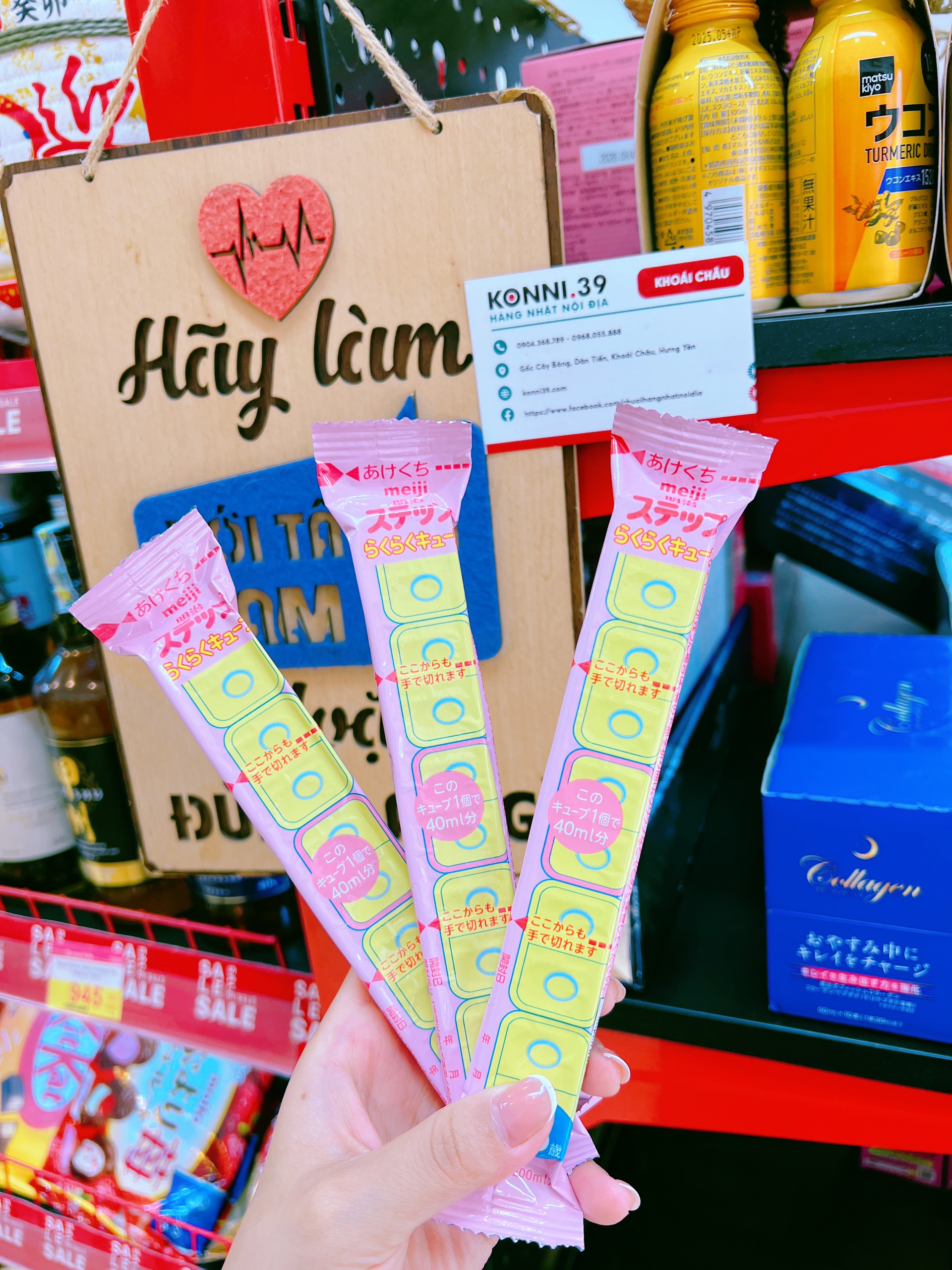 Sữa Meiji thanh số 9 mẫu mới 2024 (30 thanh)