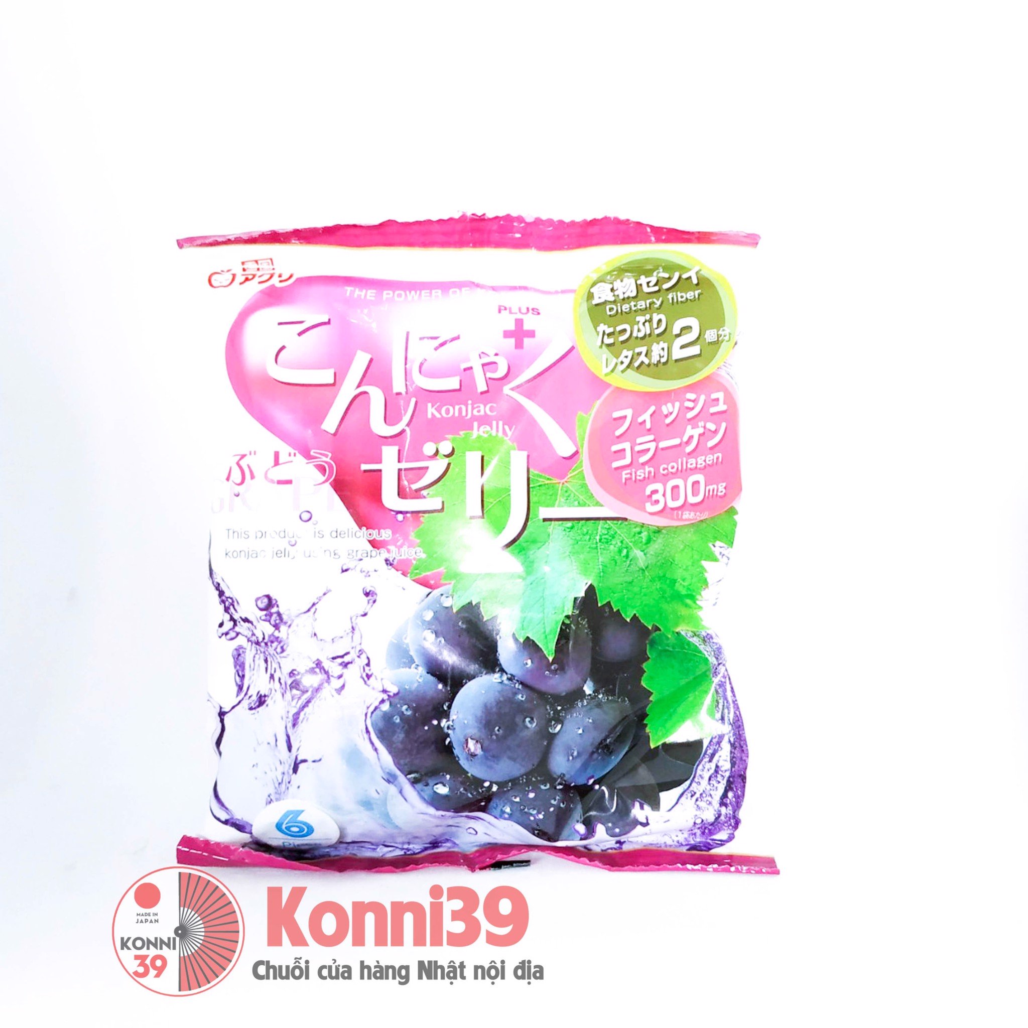 Thạch rau câu Konjac Jelly (3 loại)