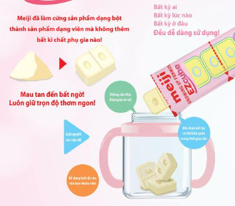 Sữa Meiji thanh số 9 mẫu mới 2024 (30 thanh)