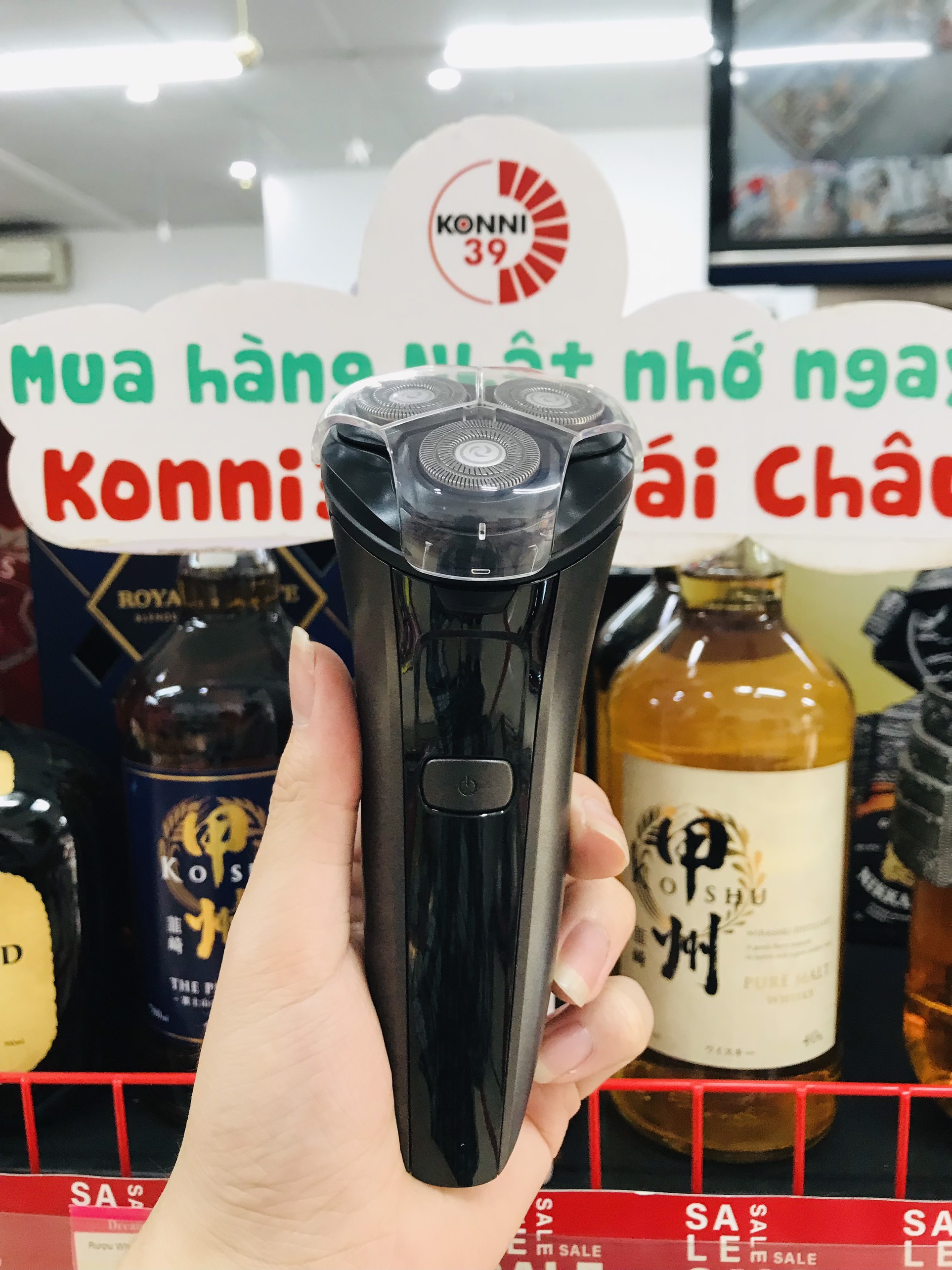 Máy cạo râu điện chống nước IPX7 màn hình ED có khóa an toàn
