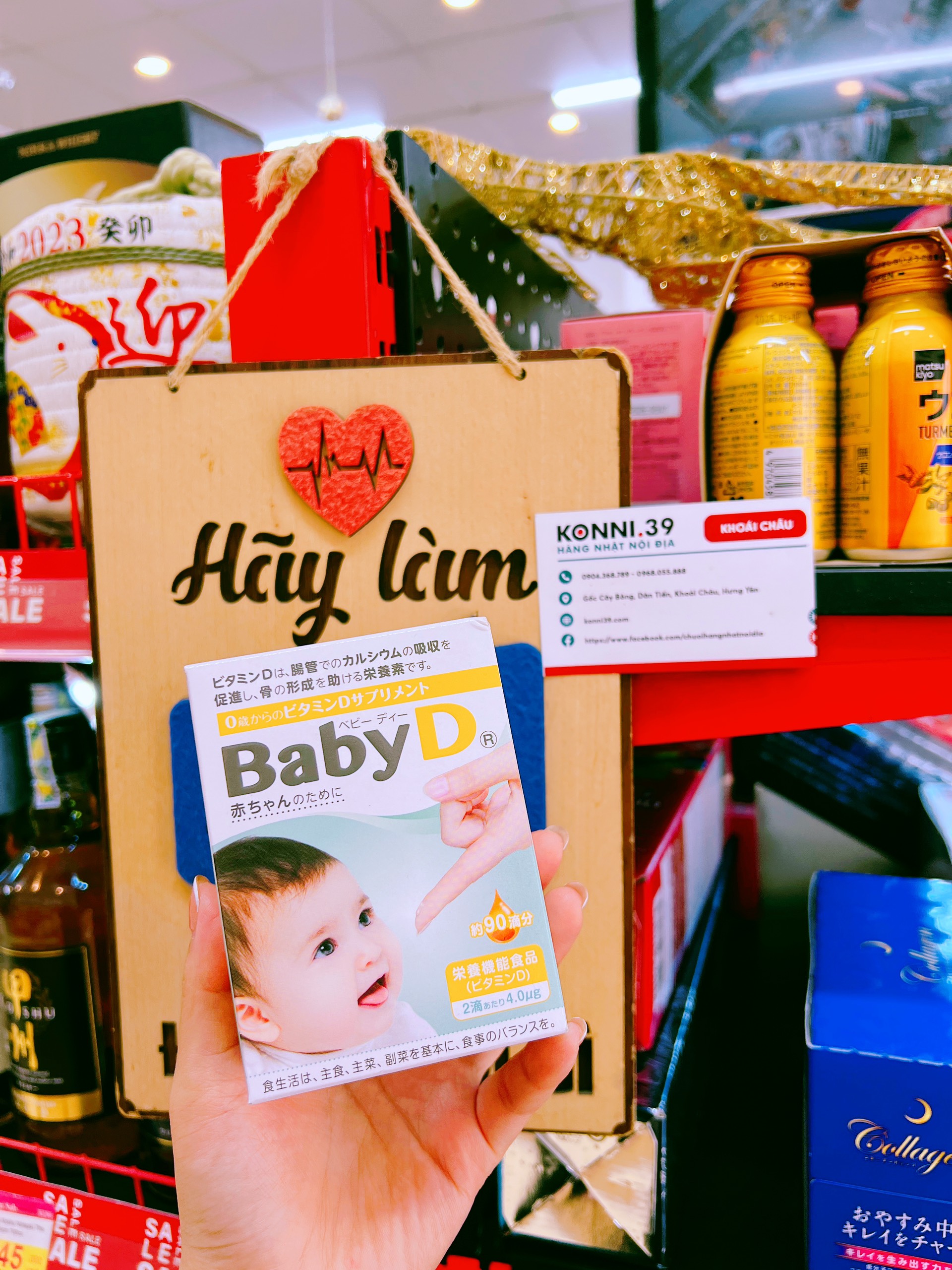 Vitamin D cho bé Baby D Nhật Bản